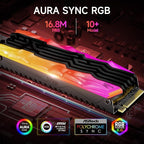 S790R 2TB NVMe M.2 SSD PCIe 4.0 x4, Internal Solid State Drive with RGB Heatsink, Up to 7450MB/s, 3D NAND TLC, PS5 Compatible, Ideal for Gaming, Creators & Professionals