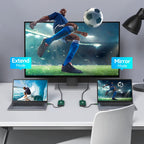 Acodot 9 in 1 USB C Hub - 4K@60Hz HDMI Adapter, 3 USB 3.0 Ports, SD/TF Card Reader, 100W PD, Multiport Adapter for MacBook Pro, Air, HP, XPS, Green