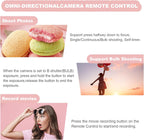 Remote Control for Fujifilm Camera,USB-C Rechargeable Wireless Shutter Release with OLED Screen for Fujifilm Fuji X100VI,X-T5,X-T4,X-T3,X-T50,X-T30II, X-T30,X-S20,X-S10,X-H2S,X-H2,X-E5 (Black)