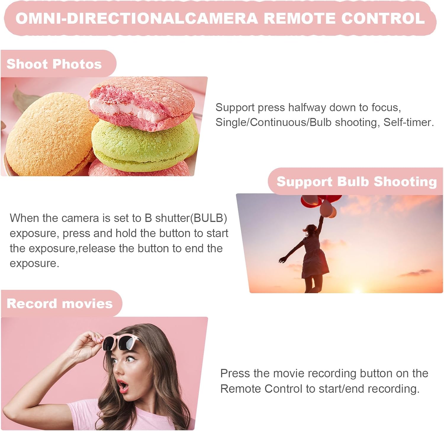 Remote Control for Fujifilm Camera,USB-C Rechargeable Wireless Shutter Release with OLED Screen for Fujifilm Fuji X100VI,X-T5,X-T4,X-T3,X-T50,X-T30II, X-T30,X-S20,X-S10,X-H2S,X-H2,X-E5 (Black)