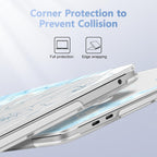 Case for MacBook Pro 13 inch with/Without Touch Bar (2016-2022, M2 A2338 M1 A2289 A2251 A2159 A1989 A1706 A1708), Hard Shell + Keyboard Cover + Dust Plug, Abstract Floral