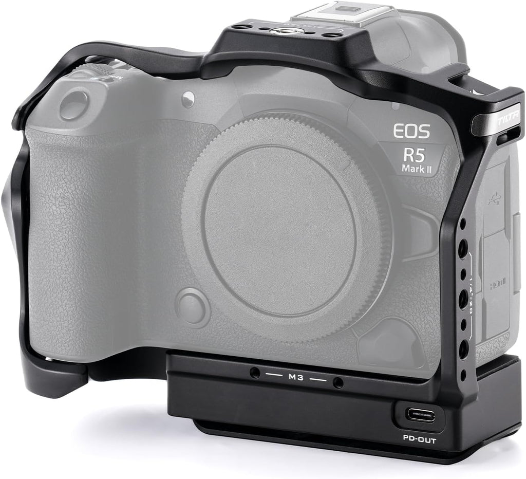 Tilta Full Camera Cage with Cooling System Compatible with Canon R5 Mark II - Black