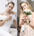 memumi Universal Phone Wrist Strap, Hand wristlet Strap for Women Anti-Theft Secure Lanyard for Smartphones Dried Flowers