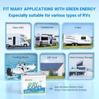 Redodo 12V 100Ah Smart Mini Bluetooth LiFePO4 Battery, Smallest Lithium Battery，Max 1280Wh, 10-Year Lifespan with Up to 15000 Deep Cycles, Upgraded 100A BMS for RV, Marine, Solar, Camping - 3 Pack