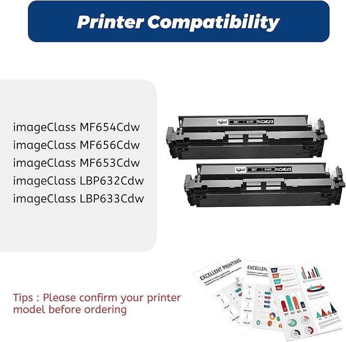 067 Black Toner Cartridge,Replacement for Canon 067 067H CRG-067 for imageCLASS MF653Cdw MF654Cdw MF656Cdw LBP633Cdw LBP632Cdw MF652Cw MF652Cdw Printer,with Chip