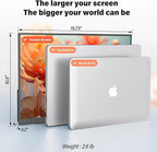 InnoView 2K 180HZ Portable Monitor, 18" OD Gameplus 2560x1600 QHD 100% sRGB Portable Gaming Monitor with Kickstand HDR FreeSync Travel Monitors for Game Console, PS5, Switch, PC, Phone