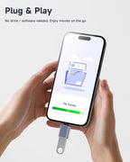 LERTOSN 4 Pack USB to USB C Adapter, USB 3.0 & USB C to USB A Adapter, OTG Converter for iPhone 16/15/14, MacBook Pro/Air 2024, Samsung S25/S24, Car Charger,Fast Data Transfer & Charging