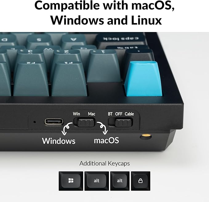 Keychron Q5 Pro Wireless QMK/VIA Mechanical Keyboard, 96% Layout Programmable Knob Full Aluminum Double-Gasket Design, Hot-swappable K Pro Brown Switch for Mac Windows Linux - Black