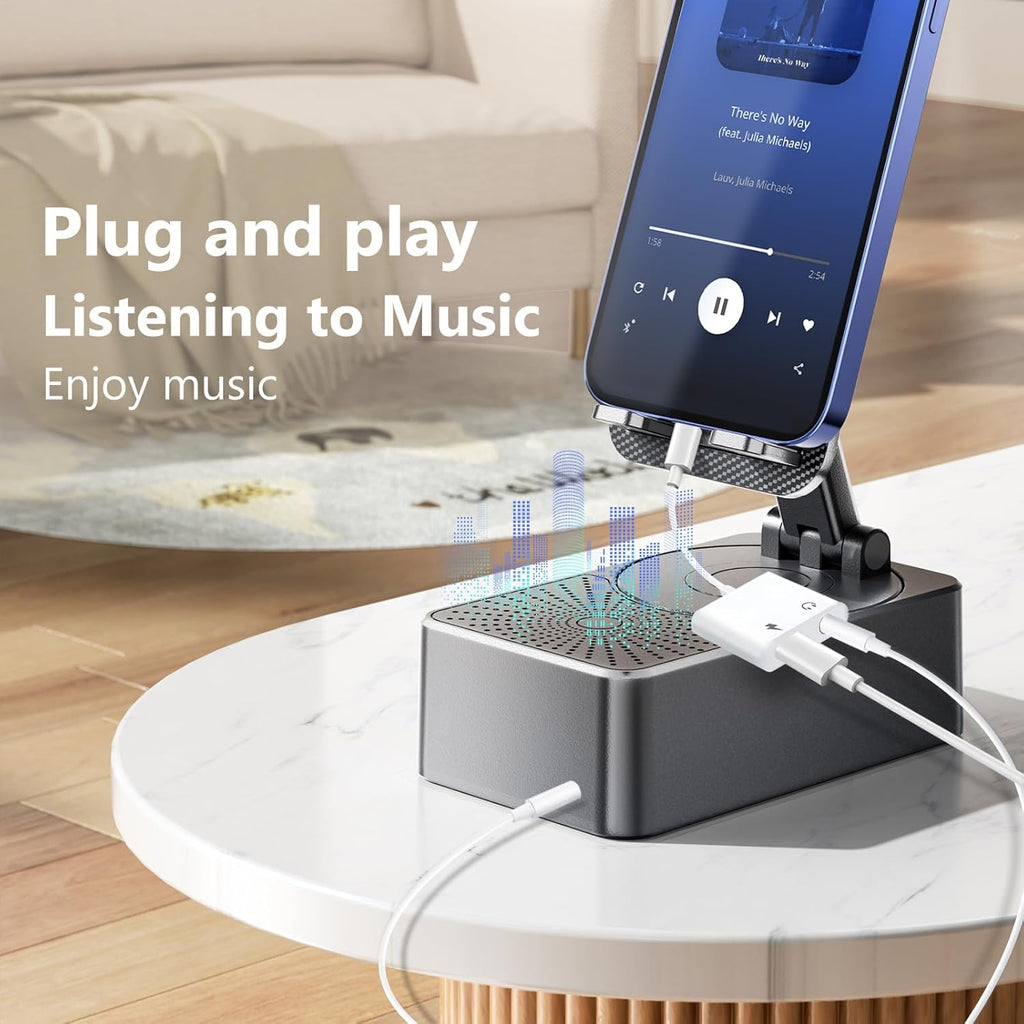 Seulliya USB C to 3.5mm Headphone Jack and Charger Adapter, 2-in-1 Audio & Fast Charging Splitter for Apple iPhone 17/16/15/Pro/Pro Max, iPad, Samsung, Pixel, and More 3Pack