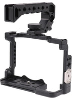 A7 IV Cage Support, Hersmay Camera Cage with Top Handle for Sony A7 IV / A7S III Full Frame mirrorless Camera