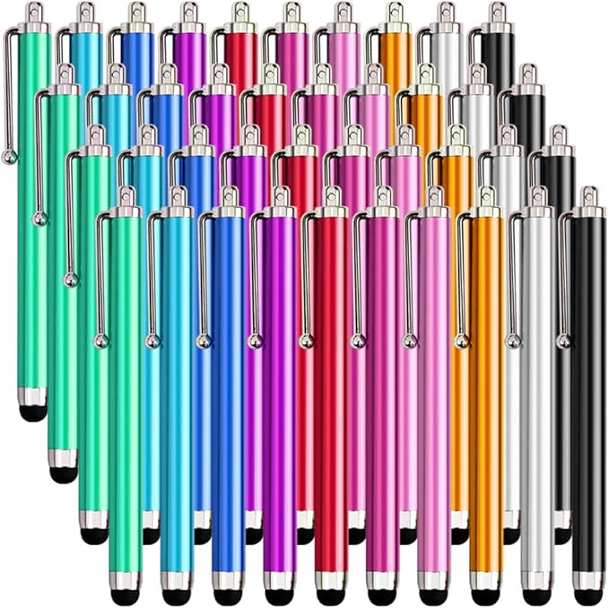 XMONKEY 40 Pcs Touch Screen Stylus Pen Compatible with iPad, iPhone, Smartphone and Tablet with Capacitive Touch Screen