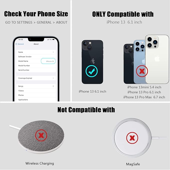 Nvollnoe for iPhone 13 Case with Card Holder[Store 5 Cards] Dual Layer Heavy Duty Shockproof Wallet Case with Hidden Card Slot Large Storage Cover for iPhone 13(Blue)