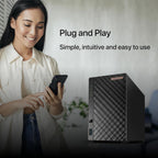 Asustor Drivestor 2 Lite AS1102TL, 2 Bay NAS, 1.7GHz Quad Core, 1GbE Port, 1GB RAM DDR4, Personal Private Cloud, Backup for Home & Small Office, Network Attached Storage(Diskless)