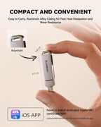 MFi Certified 512GB Flash Drive for iPhone Photo Stick, USB Thumb Drive Memory Stick High Speed USB Drive Photo Storage for iPhone Compatible for iPhone/iPad/Android/PC