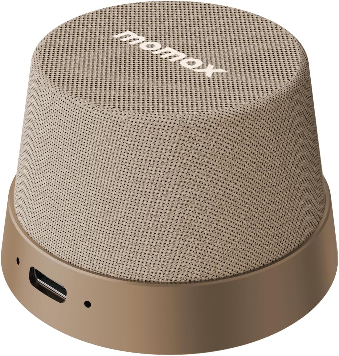 MOMAX Magnetic Portable Speaker Wireless, IPX6 Waterproof Shower Speaker Small with Bass, 12H Playtime, TWS Pairing, Magnetic Cell Phone Stand for Outdoor, Gift Ideas