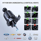 Miracase Upgraded-2nd Generation Universal Phone Holders for Your Car, 3 in 1 Air Vent Car Phone Holder Mount Compatible with iPhone 16/15/14/13/12/11 Series and All Phones