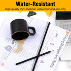 24pcs Large Mesh Zipper Pouch File Bags YOPCDJ Reusable Zippered Pouches for Organizing Classroom, Board Game Storage, Puzzle Bags Black