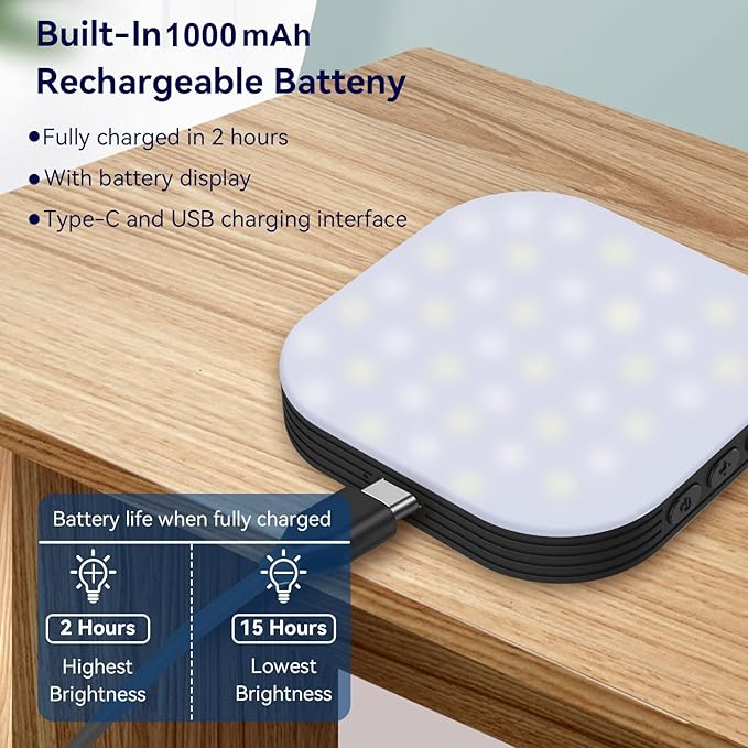 Mini Magnetic Phone Selfie Light Compatible with iPhone Magsafe, Clip on Pocket Light for Tablet Laptop Computer Zoom Video Call TikTok YouTube Video Recording Phone Filming Makeup