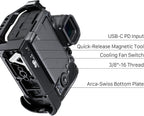 Tilta Full Camera Cage with Cooling System Compatible with Canon R5 Mark II - Black