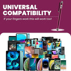 TCD 10 Pack Stylus Pen for Touch Screen, Universal Capacitive Digital Stylus Pen for iPad, iPhone, Tablet, Laptop – Premium Thick Styluses for All Touchscreen Devices with Rubber Tip, Hot Pink