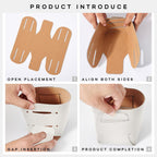 HOMIEAZICOZI 2-Pack Cork Leather Desk Accessories Storage - Pencil Pen Holder - Makeup Brush Holder Organizer - Stylish Addition to Home Decor (White)