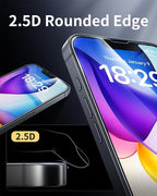 NIMASO for iPhone 16e/13 Pro/13/14 Screen Protector, 2 Pack HD Clear Tempered Glass Screen Protector for iPhone 16e, Automatic Dust Removal, Instant Installation(6.1 inches)