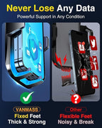 【2025 MAX Stable & Durable】Car Phone Holder VANMASS【Ultimate Military-Grade Suction】Cell Mount Truck Stand Cradle for Dashboard Windshield Vent for iPhone 16 Pro Max 15 14 13 12 Samsung S24 Android