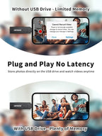 512GB Flash Drive Intended for iPhone, Memory Stick Storage Files Photos Videos Backup, Compatible with iPhone iPad Android PC, Plug and Play, No Application Required (Metal Gray)