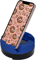 GoDonut – Phone Stand 360 Swivel – Cell Phone Holder + iPad Stand Desk Organizer - Compatible with Tablet, iPhone, Kindle & Most Smartphones – Blue