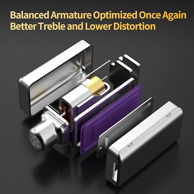 KZ ZSN Pro X Dual Driver in Ear Earphone 1BA 1DD Wired Earphone HiFi Sport Gaming Earbuds Headphones Compatibility for Phone Computer Tablet