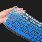 Keyboard Cover for Logitech MK295 MK370 MK270 K270 MK260 Keyboard, MK370 MK295 MK270 MK200 Keyboard Cover Skin Protector - Gradual Blue