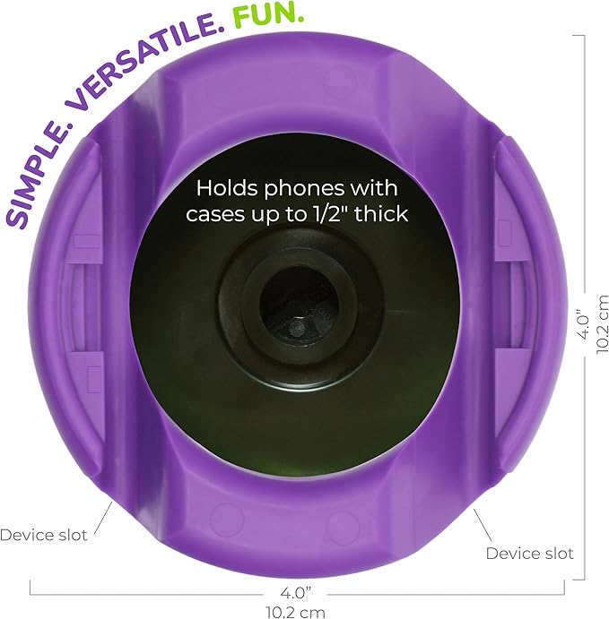 GoDonut – Phone Stand 360 Swivel – Cell Phone Holder + iPad Stand Desk Organizer - Compatible with Tablet, iPhone, Kindle & Most Smartphones – Hunter Green