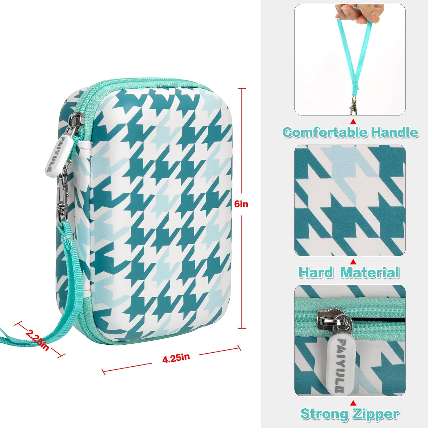 Labels Printer Case Compatible with COLORWING D30 Bluetooth Wireless Portable Labeling Printer Also for Phomemo D30 D35 for Memoking Mini Thermal Printing Sticker Storage Holder