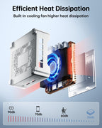 KAMRUI Essenx E2 Mini PC Computers 11 Pro Twin Lake N150, 8GB RAM 256GB M.2 SSD, Micro PC Support 4K Triple Display/USB3.2/WiFi/BT/DP/Gigabit Ethernet Mini PC Home/Office