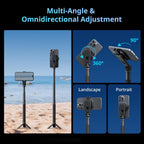 SMALLRIG AC-10 Magnetic Attachable Phone Clamp, with Cold Shoe Mount and 1/4"-20 Threaded Hole, for iPhone 16/15 / 14/13 / 12 Series, 90° Tilt for Recording, Live Streaming - 5283