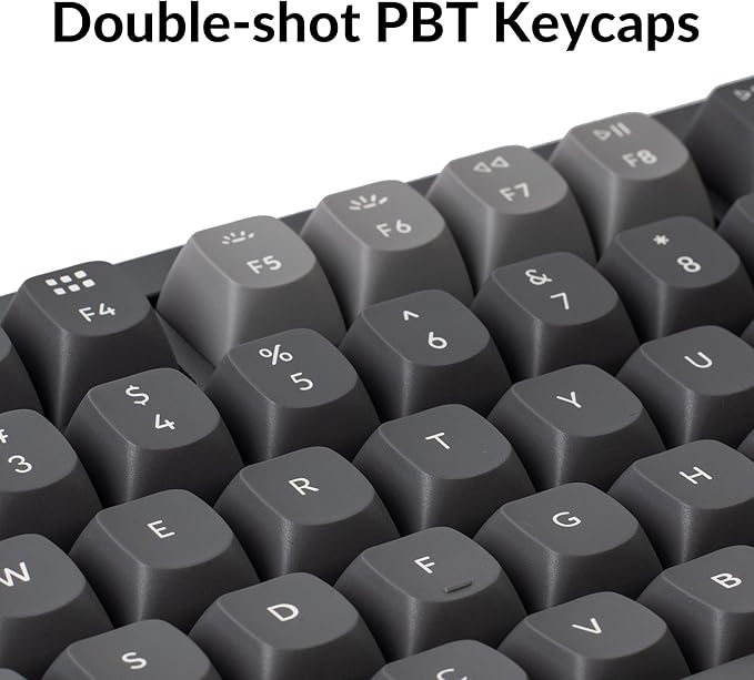 Keychron Q1 RGB Wired Custom Mechanical Keyboard Knob Version, 75% Layout QMK/VIA Programmable with Hot-swappable Gateron G Pro Brown Switch Double Gasket Compatible with Mac Windows Linux (Grey)