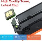 055 High Capacity Toner Cartridge Replacement for Canon 055H 055 Toner Cartridges Set for Canon MF743Cdw Ink Color imageCLASS MF743Cdw MF741Cdw MF741C MF743C Printer (4 Pack)