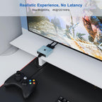 8K HDMI Switch 2 in 1 Out, 8K HDMI Splitter 4K 120Hz 1 in 2 Out for Dual Monitor PC Adapter Hub Bi-Directional Switcher