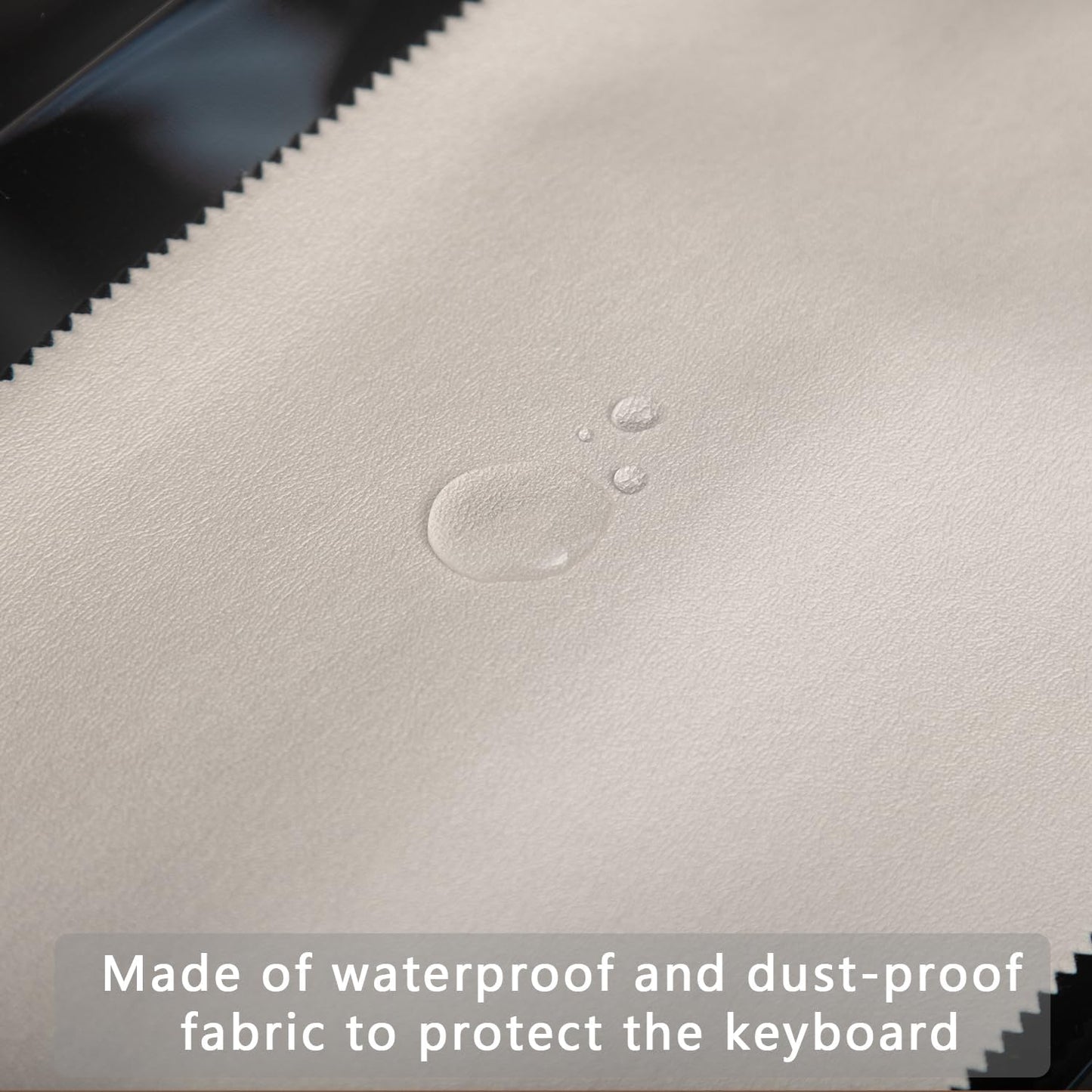 Keyboard Piano Cover, Digital Piano Dust Cover, Light Luxury Soft and Premium Surface, Thickening Electronic Organ Covering Keyboard Update Encasement (White)