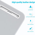 KLEAR Foldable Laptop Bed Tray Desk with Extral Drawstring Bag, Adjustable Bed Table with Heights and Angles, Lap Desk for Eating, Working, Writing, Gaming, Drawing with 2 Drawers(Grey)