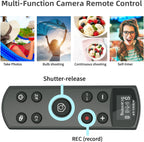 for Sony Camera Wireless Remote Control,Rechargeable Shutter Release with OLED Screen for Sony ZV-1,ZV-E10, A6400, A6700, A7C,A7III,A7IV,RX100 VII, DSC-RX0 II,DSC-RX100 VII, Replace RMT-P1BT