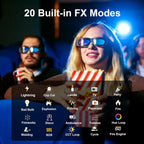 GVM 800D RGB LED Video Light, 2026 Upgraded Panel Light with Optical Lens & 6X Brighter (19500 Lux/0.5m), 3200K-5600K Bi-Color, 20 Scene Modes & CRI97+, Studio Lights, Photography Lighting, 2-Packs