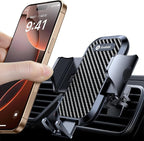 andobil Phone Holders for Your Car - Air Vent Phone Mount, Ultra-Stable Metal Clip with Anti-Shake & 360° Rotation, Universal Car Mount Fit iPhone 16/15/14/13/12 Pro Max/Android/Samsung Galaxy