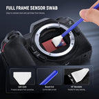 NEEWER 16 in 1 Camera Lens Cleaning Kit, 1x Brush + 1x Air Blower + 1x Cleaning Swab for 24mm Full Frame Sensor + 1x Cleaner Spray + 2X Cloth + 10x Wet Lens Wipe, HM-44