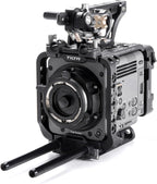 Tilta Camera Cage Compatible with Sony BURANO | Arri Rosettes, 1/4"-20 and 3/8"-16 Threads | w/Top Handle, Left/Right Side Arm, Battery Plate (Advanced Kit - Gold Mount)