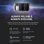 Transcend 256GB M.2 2242 SSD, Up to 3300MB/s, PCIe Gen4x4 NVMe 3D TLC, for Ultra-Thin Laptops, Lenovo Legion Go&Yoga Gen 6, ASUS ExpertBook&ZenBook, Mini PC, DRAM-Less Design for Low Power Consumption