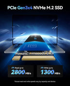 ORICO 512GB M.2 NVMe SSD, PCIe Gen3x4 M2 2280 SSD, Up to 2800MB/s Read & 1300MB/s Write, 3D NAND Flash Internal Solid State Drive with SLC Cache, Compatible with Laptops PC Desktops-e3500