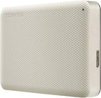 Toshiba Canvio Advance 4TB Portable External Hard Drive USB 3.0, White - HDTCA40XW3CA