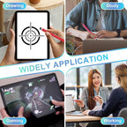 PATIKIL Stylus Pens for Touch Screens, 6 Pcs High Precision Universal Bling Stylus Crystal Metal Capacitive Pen for Touch Screen Devices Phone Tablets Laptop, Rose Red