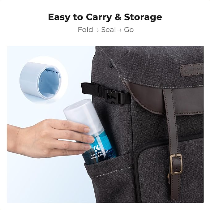 KF Concept Screen Cleaner Spray, with 2 Microfiber Cleaning Cloth, Touchscreen Cleaning Kit for LCD LED DVD TV, Smartphone, iPad, Laptop, Tablet Monitor, Computer Monitor, Electronic Devices (200ml)